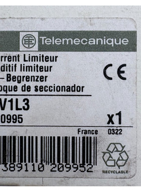 TELEMECANIQUE GV1L3 020995 ADDITIF LIMITEUR x1