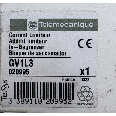 TELEMECANIQUE GV1L3 020995 ADDITIF LIMITEUR x1