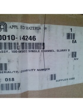 AMAT 0010-14246 ASSY, 100-500CC SINGLE CHANNEL, SLURRY D, NE
