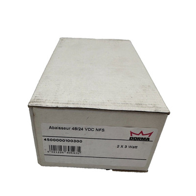 DORMA 4500000100300 4500000100350 ABAISSEUR 48/24 VDC NFS 2x