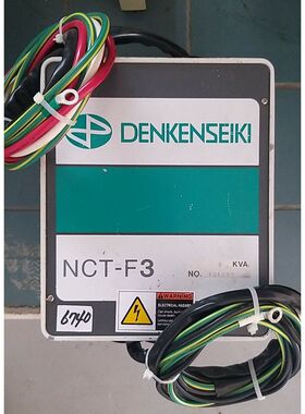 Denkenseiki NCT-F3 5-kVA 降噪变压器 Pri:208V 秒:208V 1-小时,