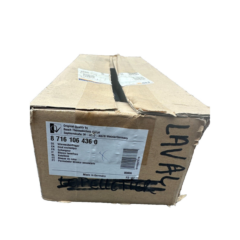 ELM LEBLANC/BOSCH 87161064360 ECHANGEUR A PLAQUES REMPLACE P