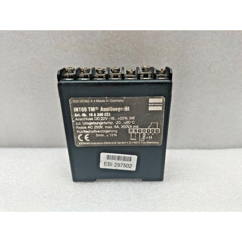 KRIWAN INT69 TM MOTOR PROTECTOR 19A 240 S22