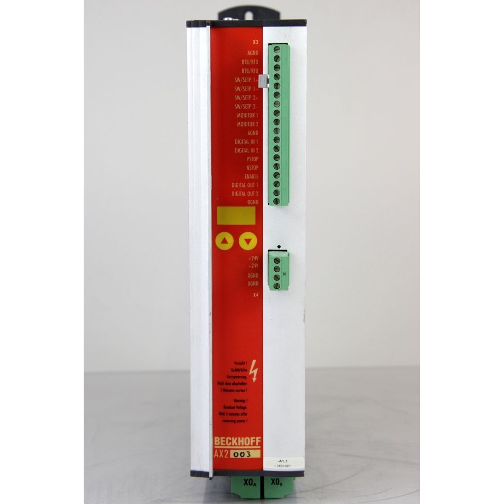 Beckhoff AX2003 Digitaler Kompakt-Servoverst?rker + B200 Lig