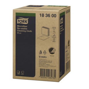 Reusable Cloth TORK Cleaning Blue 183600 Microfibre