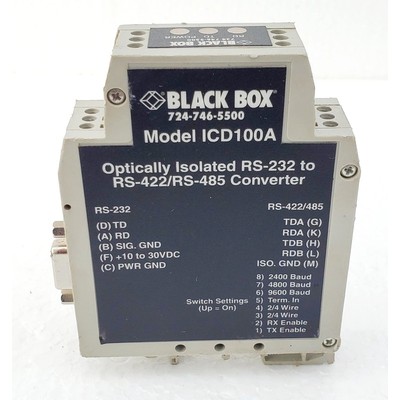 Convertisseur D'Interface BLACK BOX CORP ICD100A, RS-232 à