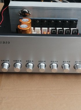 立体声卡拉OK前后一体2X200w功放（LM4610前级+M65831OK混响）