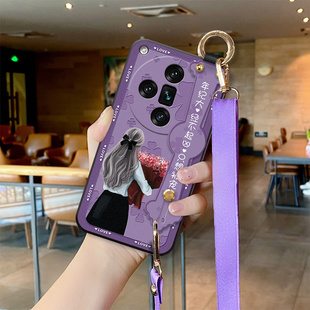 新款 手机壳被宠女孩适用于oppofindx7手机壳新年Findx7Pro过年findx6全包本命年findx5硅胶findx3斜挂绳pro