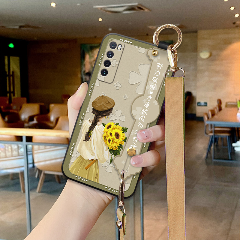 华为nova7TPU女孩腕带手机壳