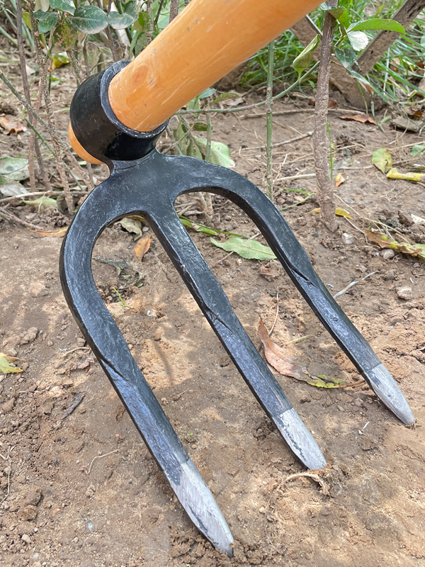 耙种园林种翻齿菜齿淬工具钉地叉开荒锄头翻花土四农用地火松锄三