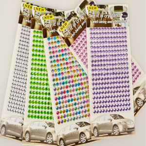儿童水晶彩钻石粘贴手工DIY装饰贴画亚克力手机汽车贴纸手工水钻
