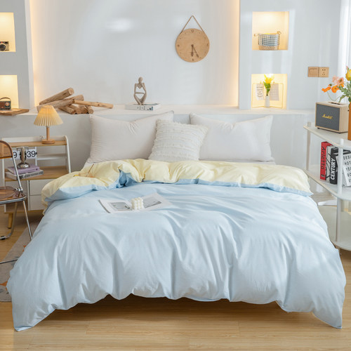 面料100%棉全棉水洗棉被套单件