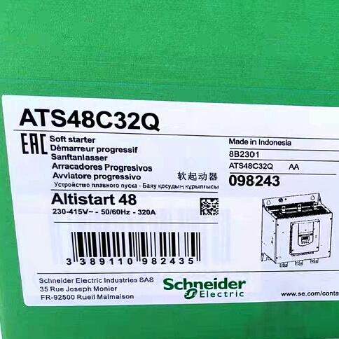 ATS48C32Q 软起动器 160KW 230-415V 工控配件议价维修