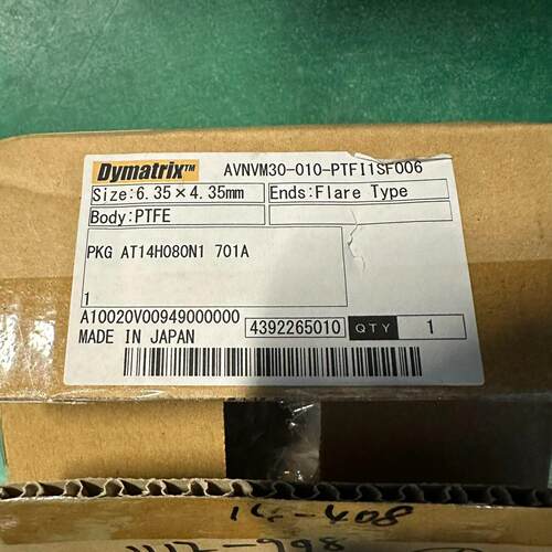 AVNVM30-010-PTFI1SF006 Dymatrix针阀 PTFE阀体工业配件议价维修