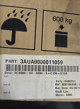 ACS800-U4-0490-5+C136+D150 ABB变频器 工控自动化配件议价维修