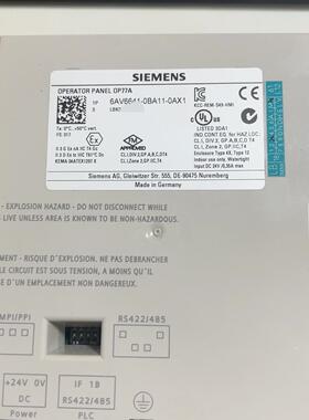 6AV6641-0BA11-0AX1 触摸屏 OP77A操作面板 人机界面议价维修