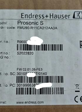 FMU90-R11CA212AA3A 超声波液位计 恩德斯豪斯工业仪表议价维修