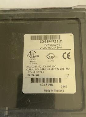 IC693PWR331D GE工控电源模块 24VDC 30W 工业控制配件议价维修