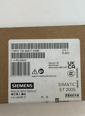 6ES7 134-4GB11-0AB0 模拟输入模组 ET 200S 工控模块议价维修