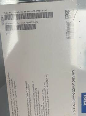 6AV2101-0AA04-0AA5 SIMATIC WinCC Comfort 工控软件议价维修