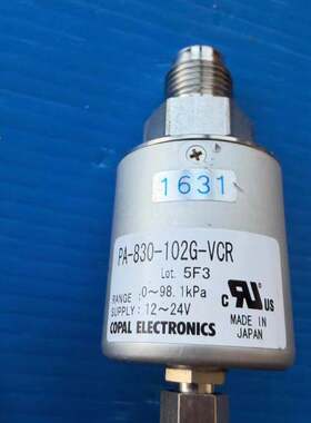 PA-830-102G-VCR 压力传感器 0~98.1kPa 12~24V工控配件议价维修
