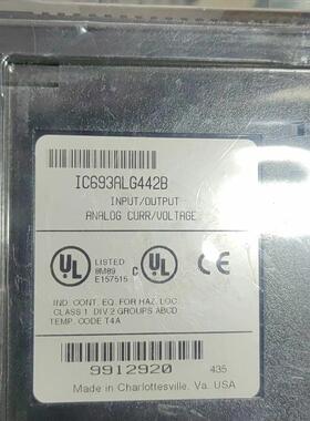IC693ALG442B GE工控模块 模拟电流电压输入输单元议价维修