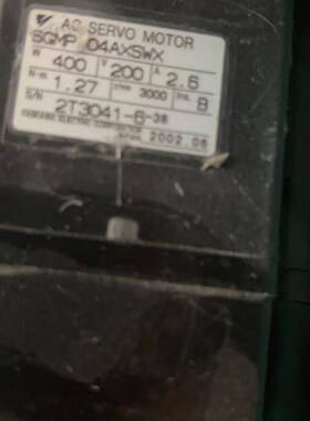 SGMP-04AXSWX 安川交流伺服电机 400W 200V议价维修