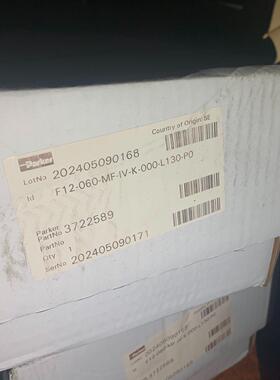 F12-060-MF-IV-K-000-L130-P0 Parker工业液压自动化配件议价维修