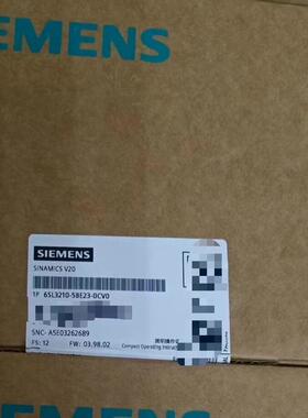 6SL3210-5BE23-0CV0 变频器 SINAMICS V20 工业控制配件议价维修