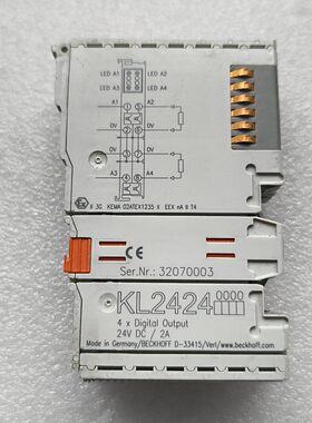 KL2424 数字输模块 24V DC/2A 倍福工控模块议价维修