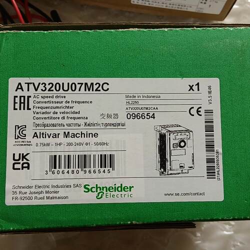 ATV320U07M2C 变频器 0.75kW 单相200-240V 工业调速控制议价维修