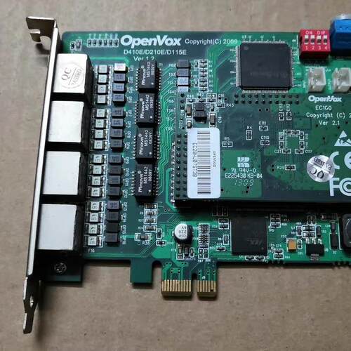 openvox D115E/D210E/D410E v1.2 数字中继语音卡 4口议价维修