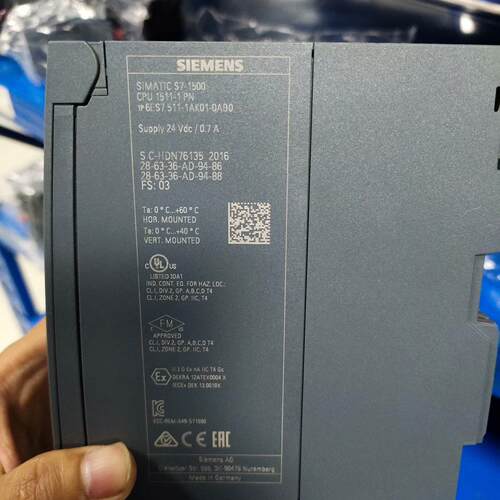 6ES7511-1AK01-0AB0 CPU模块 S7-1500 1511-1 PN 工控PLC议价维修