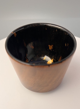 非遗大漆古法裱布全手工功夫茶杯
