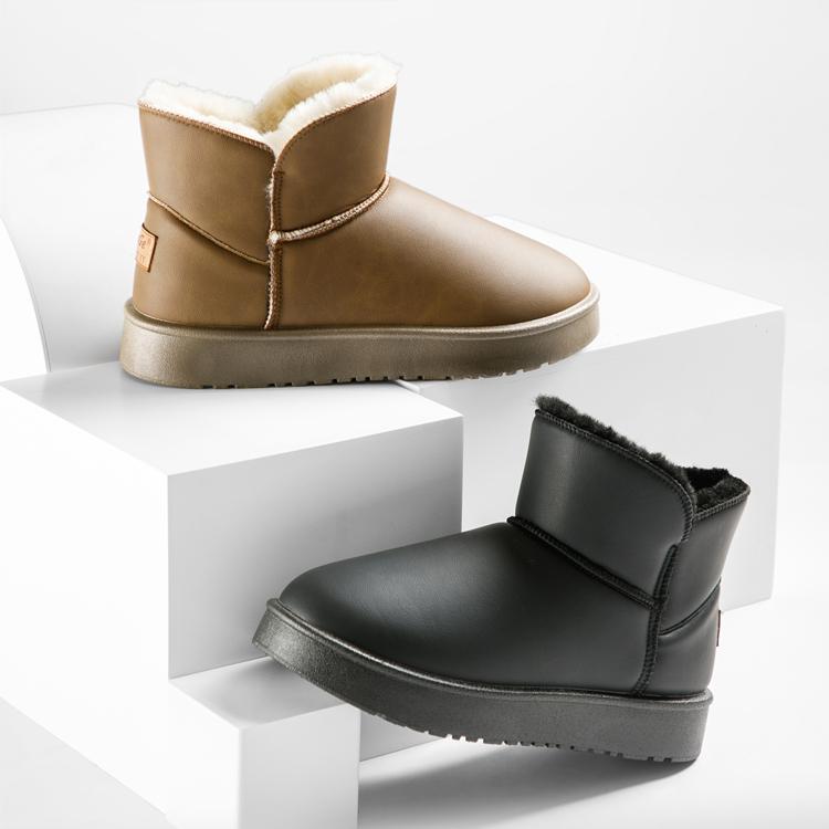 雪地靴冬季加绒加厚保暖棉鞋