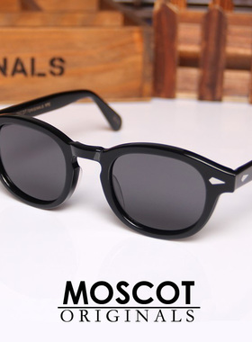 MOSCOT LEMTOSH玛士高复古全框偏光墨镜男女眼镜圆框板材太阳眼镜