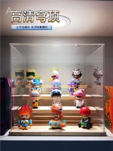 A泡玛泡特展示盒盲盒架子收纳手办娃娃模型透明防尘柜亚克力佳寻