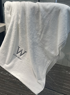 香港玛品Mapping浴巾纯棉希尔顿酒店家用两用厚实吸水裹身大浴巾