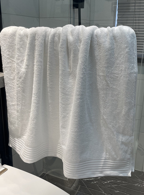 香港瑪品Mapping纯棉厚实大浴巾吸水柔软洗澡巾奶油风不掉毛絮