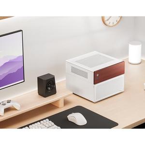 Jonsbo乔思伯N4  M-ATX主板/SFX电源位/胡桃木饰板 NAS机箱