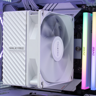 瓦尔基里(VALKYRIE)AQ125 黑白 ARGB/无光 4热管风冷散热器