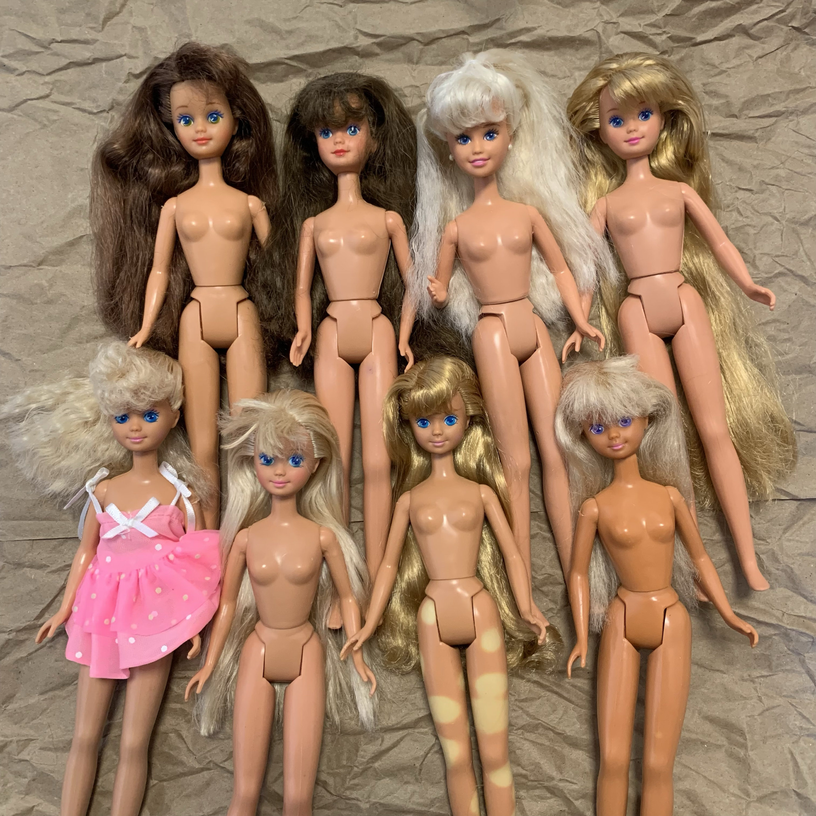 巴比娃娃 稀有巴比娃娃 特价开口笑 换装娃娃倒三角素体 巴比妹妹