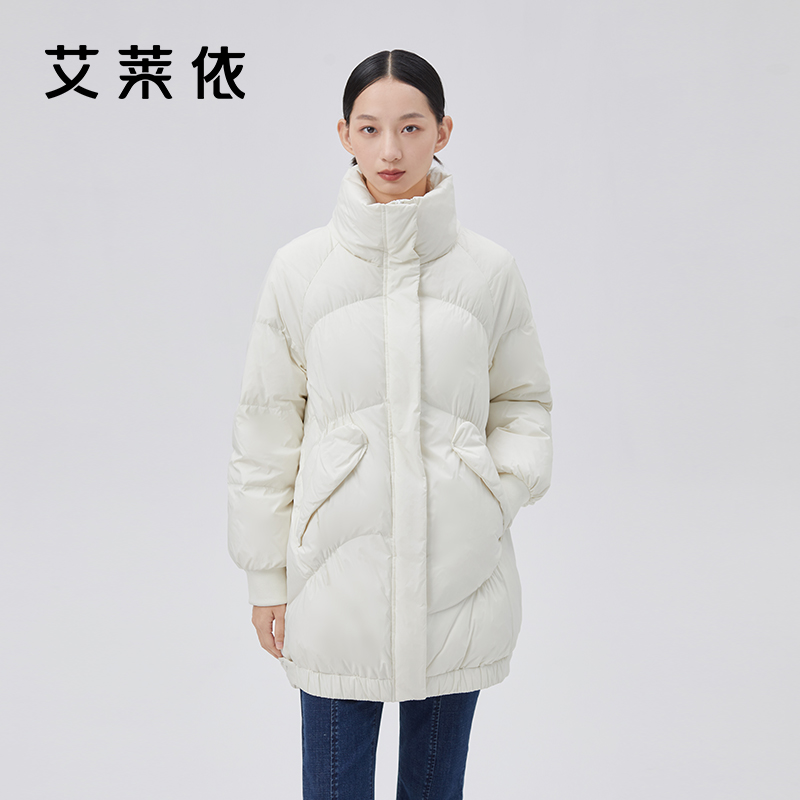 艾莱依冬装气质百搭羽绒