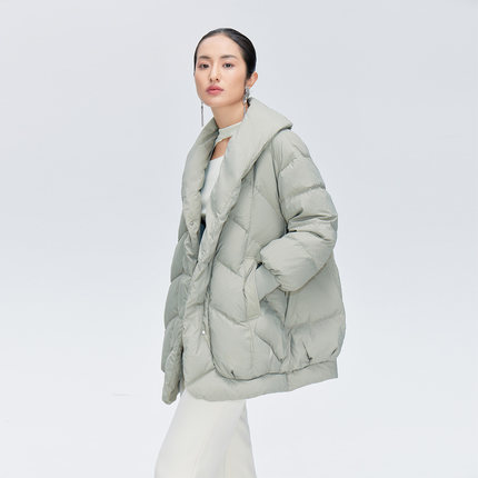 【直播】艾莱依商场同款时尚羽绒服女冬季外套时尚设计感保暖爆款