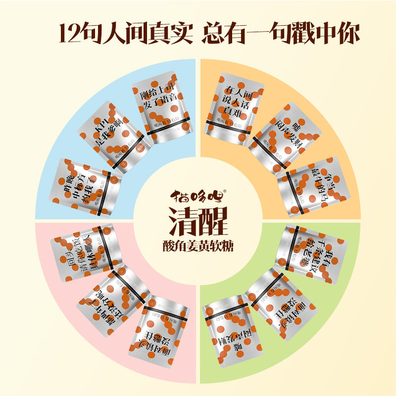 猫哆哩云南特产姜黄酸角软糖堵嘴系列新品上市追剧解馋零食