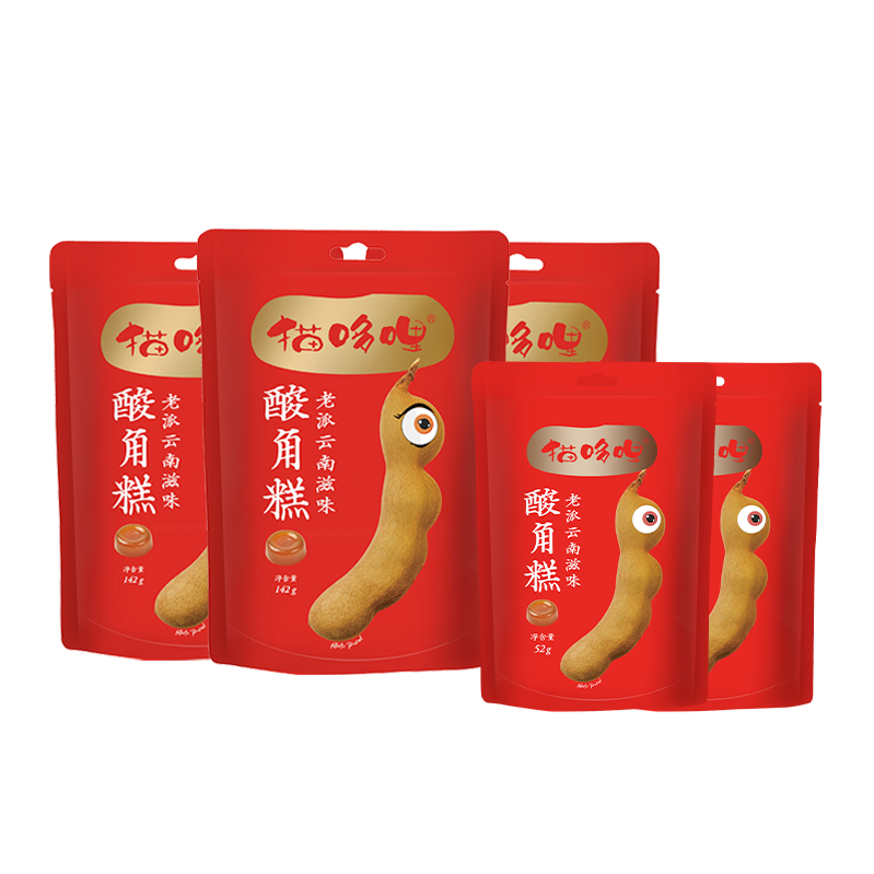 猫哆哩云南特产酸角糕142g3袋52g2袋