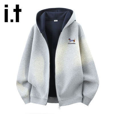 itCHOCOOLATE重磅撞色连帽卫衣