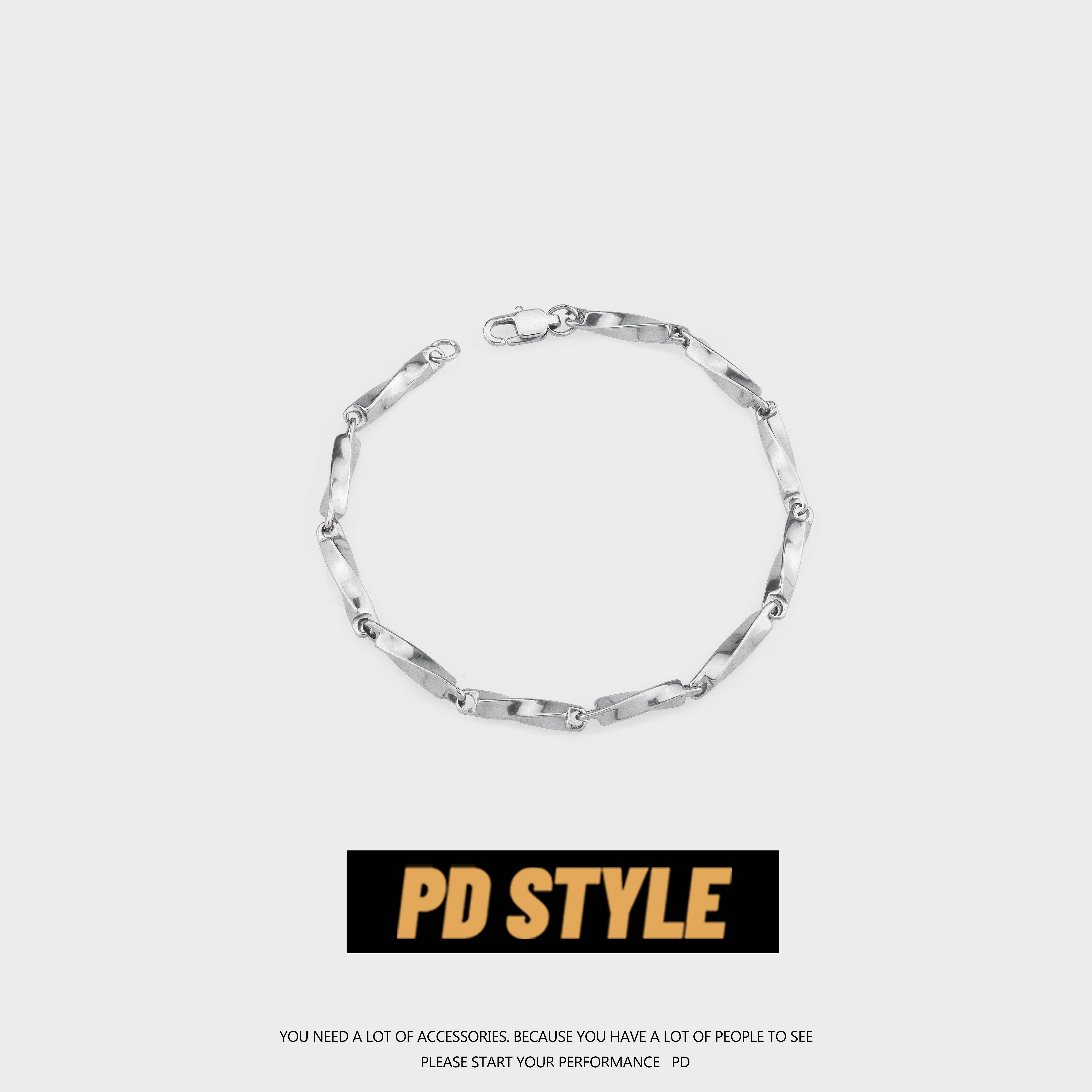 pdstyle个性简约手链ins小众手势
