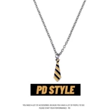 Галстук, брендовое ожерелье подходит для мужчин и женщин, подвеска в стиле хип-хоп, подарок на день рождения