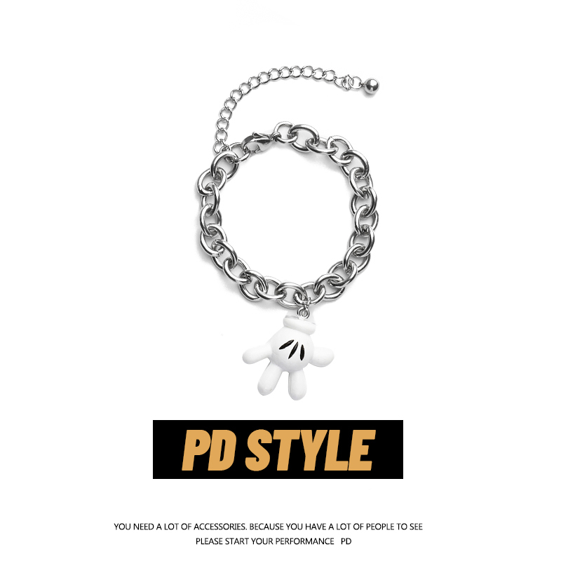 pdstyle自制童趣手掌ins潮手链